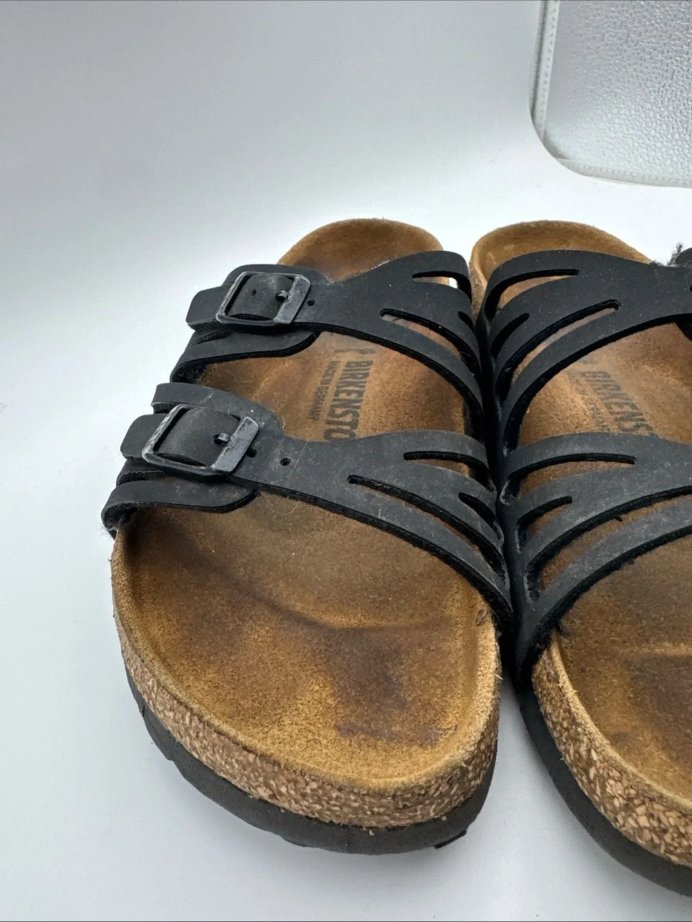 Birkenstock Granada 245 Black Slip On Sandals Size US 7
